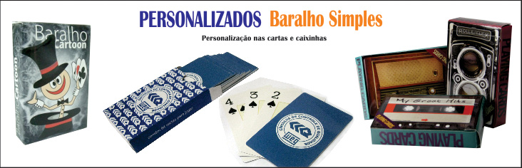 Aplicação - Cartas de jogar personalizadas e impressão de tarô - WJPC